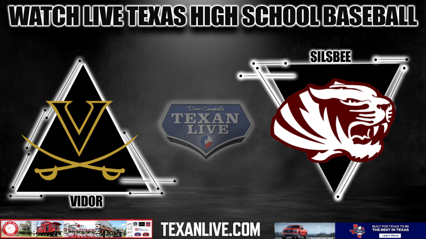 Vidor vs Silsbee - 3:00pm- 3/23/2024 - Baseball - Live from Silsbee High School
