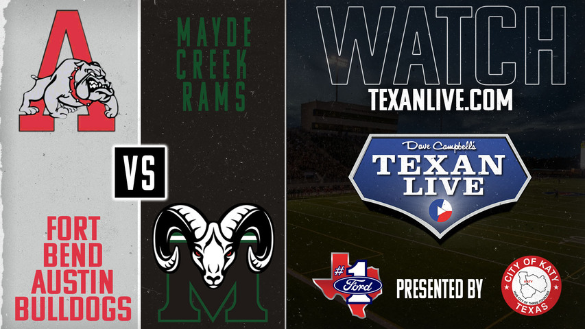 Austin vs Mayde Creek - 7:30pm- 9/7/2024 - Football - Live from Rhodes Stadium