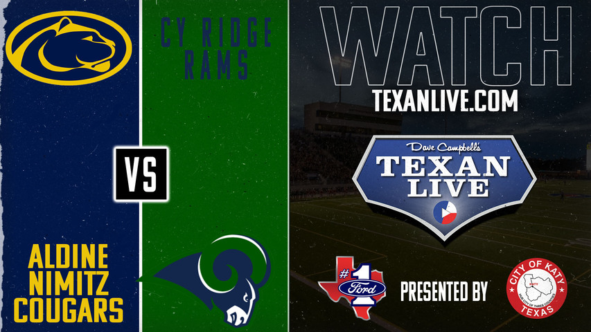 Nimitz vs Cy Ridge - 6:00pm- 9/7/2024 - Football - Live from Pridgeon Stadium