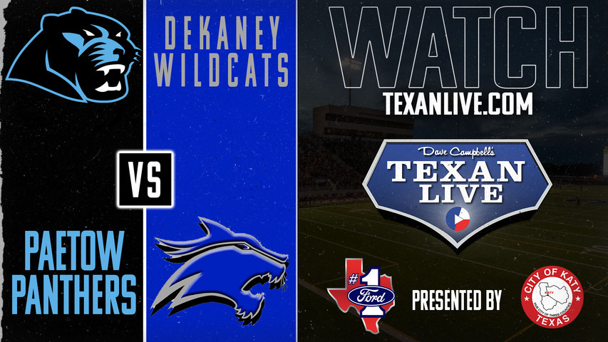 Paetow vs Dekaney - 7:00pm- 9/5/2024 - Football - Live from Planet Ford District Stadium