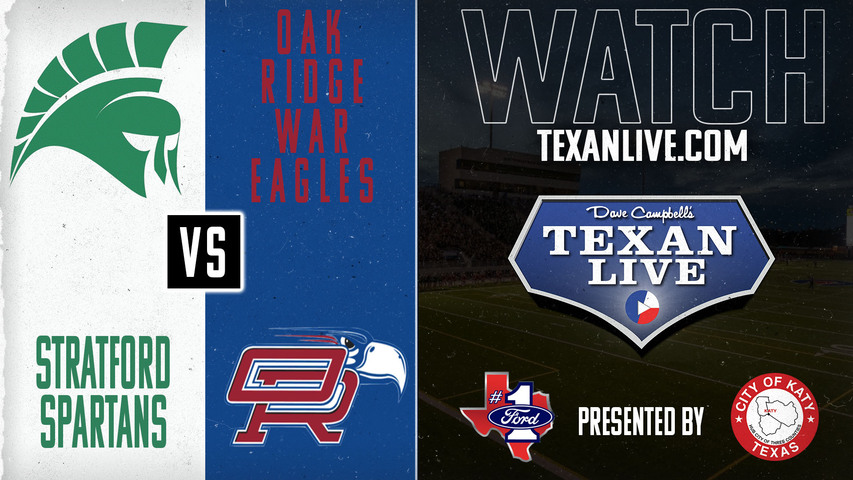 Stratford vs Oak Ridge - 7:00pm- 9/5/2024 - Football - Live from Woodforest Stadium
