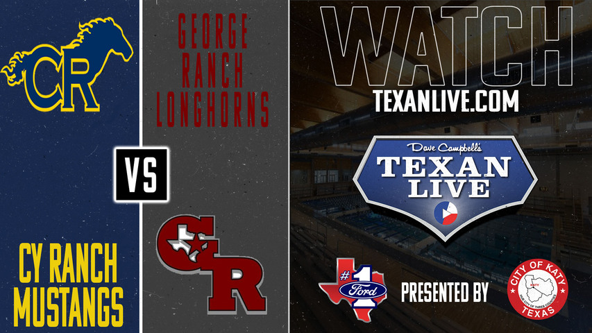 Cy Ranch vs. George Ranch - 7pm start- 10/7/2024 - Waterpolo - Boys - Live from CFISD Natatorium (W) - Bi-district - Playoffs