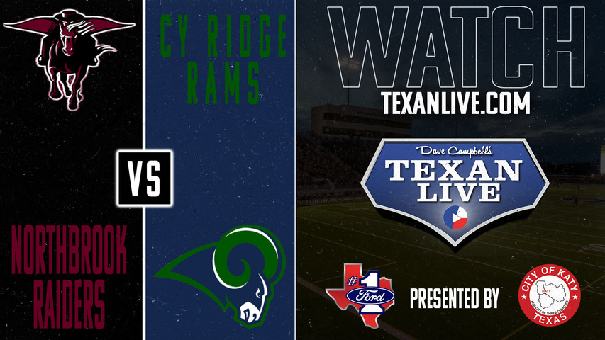 Northbrook vs Cy Ridge - 6:30pm- 10/17/2024 - Football - Pridgeon Stadium