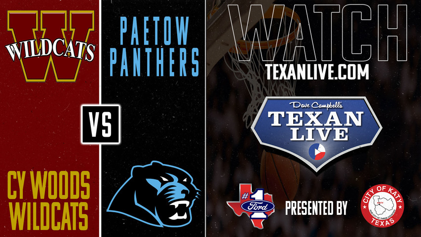Cy Woods vs Paetow - 12pm - Boys Basketball - Live from Paetow High School