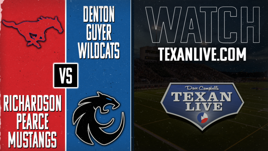 JJ Pearce vs Denton Guyer - 7:00pm- 11/22/2024 - Football - Area Round - Playoffs - Live from Dragon Stadium