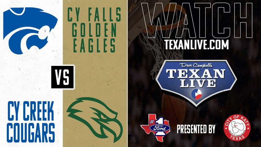 Cy Creek vs Cy Falls - 12:00pm - 1/18/2025 - Boys Basketball - Live from Cy Falls High School