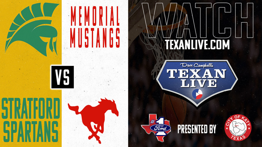 Stratford vs Spring Branch Memorial - 7pm - 2/4/2025 - Boys Basketball - Live from Don Coleman Coliseum