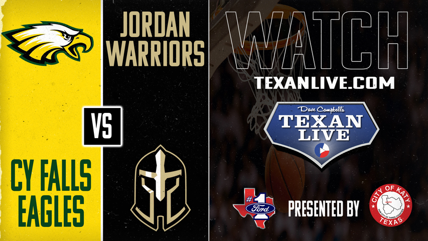 Cy Falls vs Jordan - 6pm - 2/21/2025 - Boys Basketball - Area Round Playoffs - Live from Berry Center