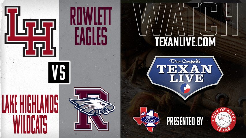 Lake Highlands vs Rowlett - 2pm- 2/17/2025 - Baseball - Live from Globe Life Field