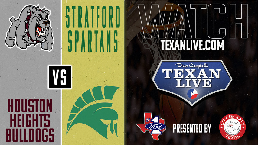 Heights vs Stratford - 6pm - 2/18/2025 - Boys Basketball - Bi-District Playoffs - Live from Delmar Field House