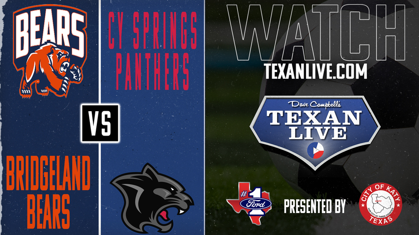 Bridgeland vs Cy Springs - 5pm- 2/20/2025 - Boys Soccer - Live from Cy Springs High School