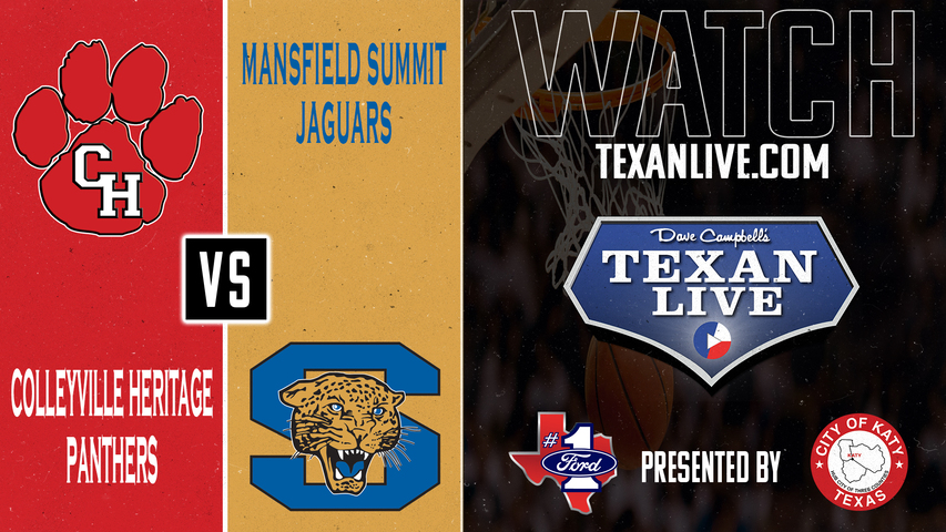 Colleyville Heritage vs Mansfield Summit - 7pm - 2/28/2025 - Boys Basketball - Regional Final - Playoffs - Live from Wilkerson-Greines Activity Center