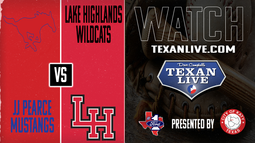 JJ Pearce vs Lake Highlands - 7:30pm - 3/11/2025 - Baseball - Live from Wildcats Field