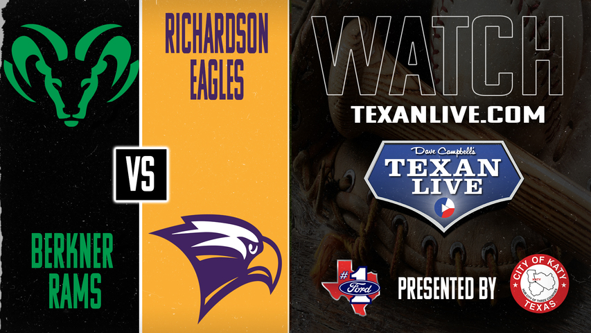 Berkner vs Richardson - 7:30pm - 3/11/2025 - Baseball - Live from The Nest at RHS