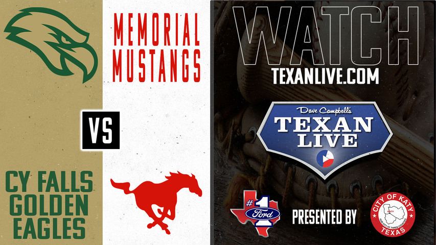 Cy Falls vs Spring Branch Memorial - 2pm - 3/12/2025 - Baseball - Live from Cy Falls High School