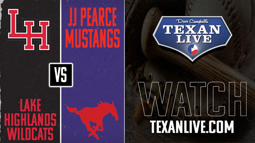 Lake Highlands vs JJ Pearce - 7:30pm - 3/13/2025 - Baseball - Live from JJ Pearce High School