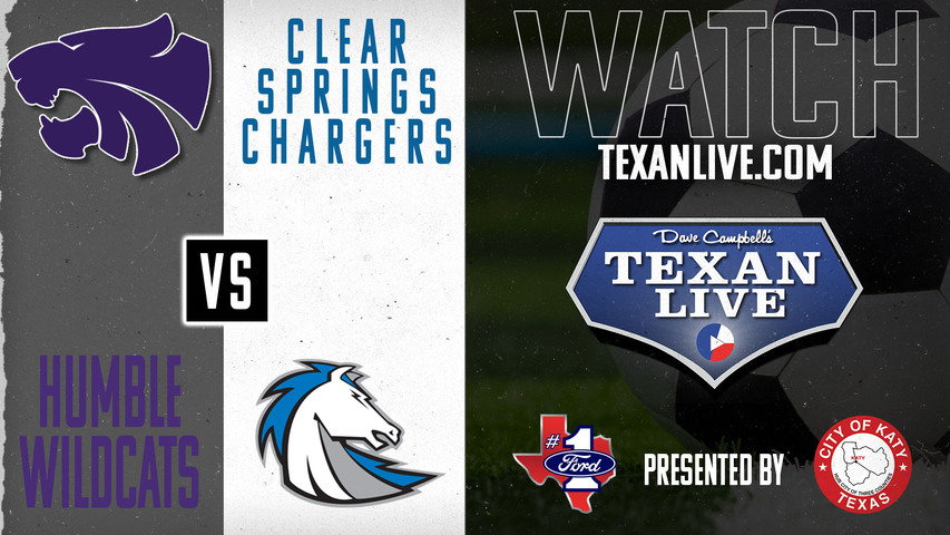 Humble vs Clear Springs - 7pm - 3/21/2025 - Boys Soccer - Bi-district Playoffs - Live from Veterans Memorial Stadium