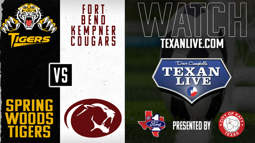 Spring Woods vs Kempner - 5:30pm - 3/20/2025 - Girls Soccer - Bi-district Playoffs - Live from Crump Stadium