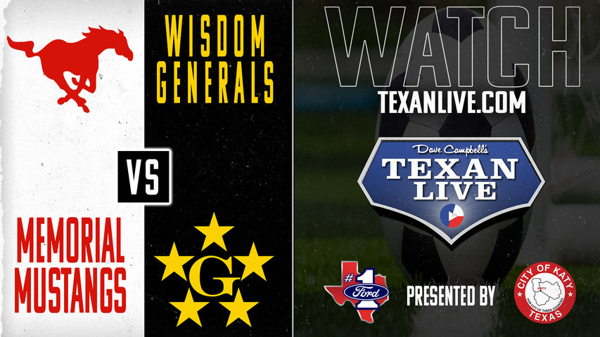 Spring Branch Memorial vs Houston Wisdom - 5pm - 3/21/2025 - Boys Soccer - Bi-district Playoffs - Live from Spring Woods HIgh School