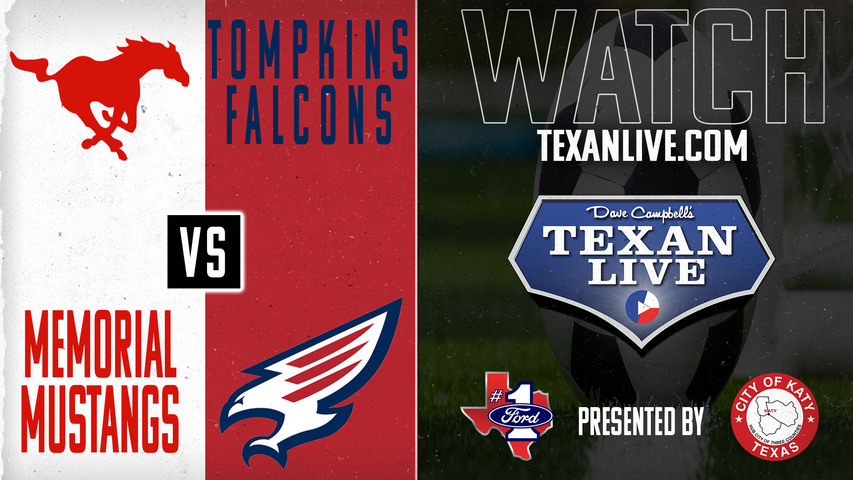 Spring Branch Memorial vs Tompkins - 5:30pm - 3/25/2025 - Soccer - Area Round Playoffs - Live from Legacy Stadium