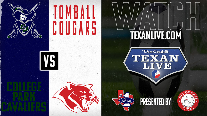 College Park vs Tomball - 7pm - 3/25/2025 - Girls Soccer - Area Round Playoffs - Live from Tomball ISD Stadium