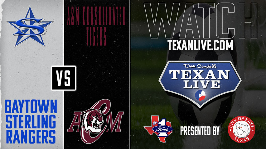 Sterling vs A&M Consolidated - 7:30pm - 3/25/2025 - Girls Soccer - Area Round Playoffs - Live from Legacy Stadium