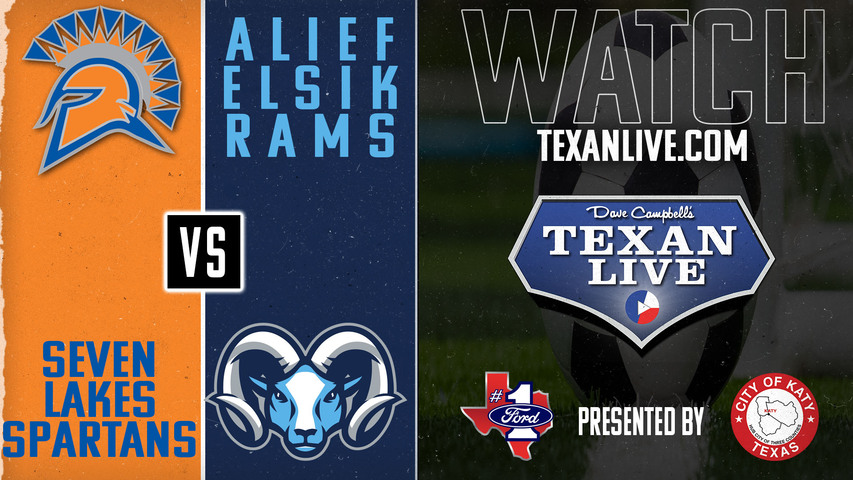 Seven Lakes vs Alief Elsik - 7:30pm - 4/1/2025 - Boys Soccer - Regional Finals - Playoffs- Live from Crump stadium