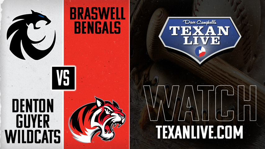 Guyer vs Braswell - 7pm - 4/25/2025 - Baseball - Live from Braswell Baseball Field