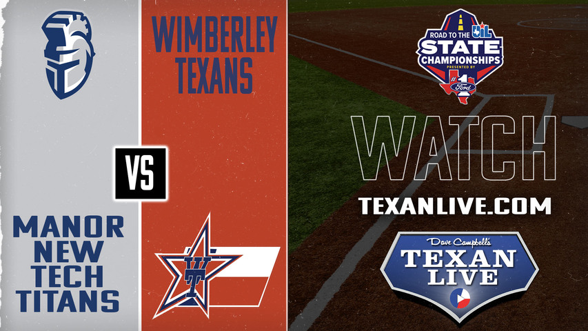 Manor New Tech vs Wimberley - 6:30pm - 4/24/2025 - Softball - Bi District - Playoffs - Game One - Live from Wimberley High School