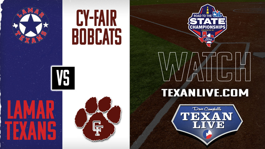 Lamar vs Cy Fair- 6pm - 4/24/2025 - Softball - Bi District - Playoffs - One Game Playoff - Live from Cy Fair High School