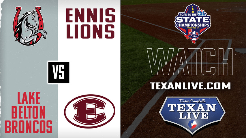 Lake Belton vs Ennis - 5pm - 4/25/2025 - Softball - Bi District - Playoffs - Game Two - Live from West High School