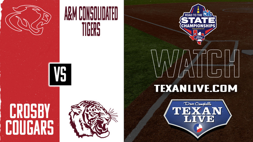 Crosby vs A&M Consolidated - 5:30pm - 4/25/2025 - Softball - Bi District - Playoffs - Game One - Live from Cy Woods High School