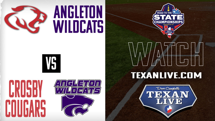 Crosby vs Angleton - 5:30pm - 5/2/2025 - Softball - Area Round - Playoffs - Game Two - Live from Deer Park High School
