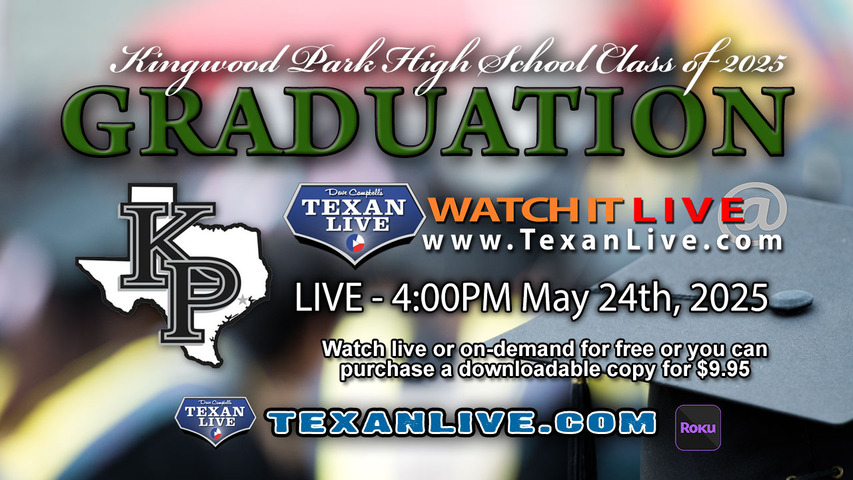Kingwood Park High School Graduation – 4PM - Saturday, May 24th, 2025 (FREE) - NRG Stadium