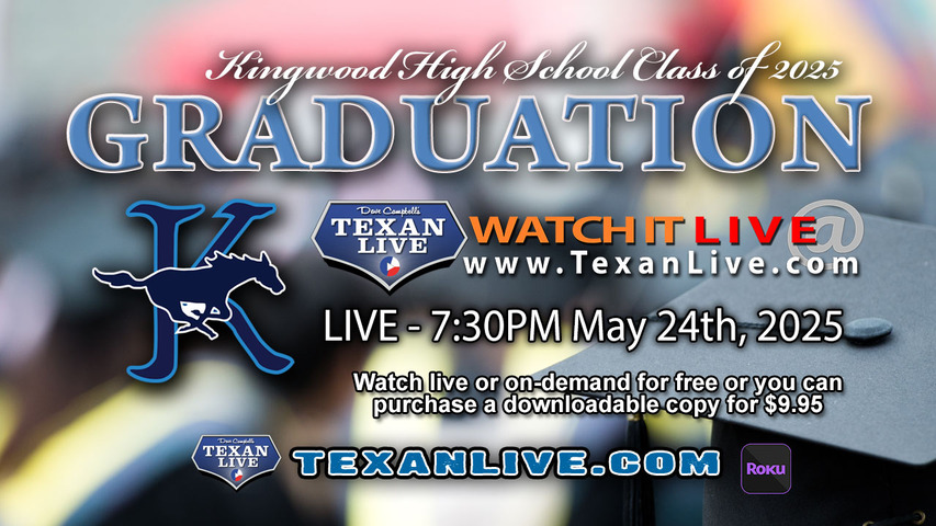 Kingwood High School Graduation – 7:30PM - Saturday, May 24th, 2025 (FREE) - NRG Stadium