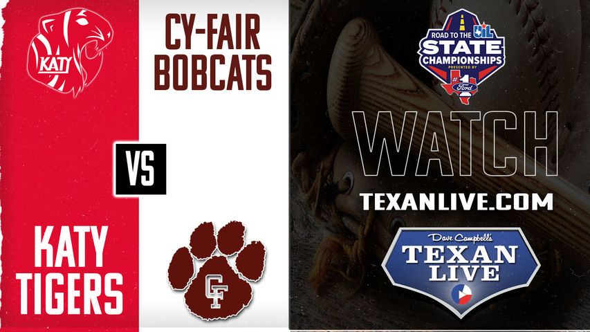 Katy vs Cy-Fair - 7pm - 5/8/2025 - Baseball - Area Round - Playoffs - Game One - Live from Langham Creek