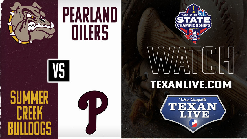 Pearland vs Summer Creek - 7pm - 5/8/2025 - Baseball - Area Round - Playoffs - Game One - Live from Deer Park High School