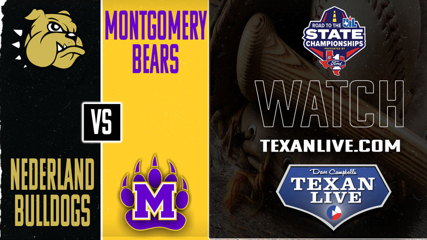 Nederland vs Montgomery - 7pm - 5/9/2025 - Baseball - Area Round - Playoffs - Game Two - Live from West Fork High School