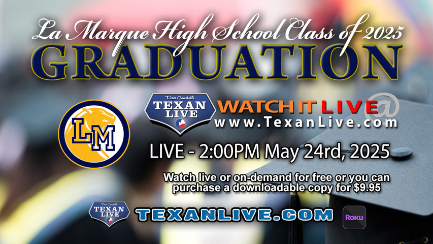 La Marque High School Graduation – 2pm - Saturday, May 24th, 2025 (FREE) - Moody Gardens