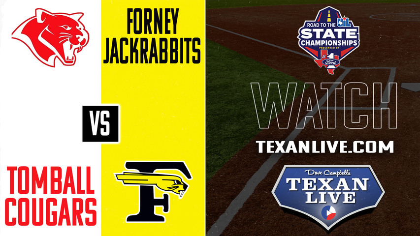 Tomball vs Forney - 7pm - 5/16/2025 - Softball - Regional finals - Playoffs - One Game Playoff - Live from Georgetown High School