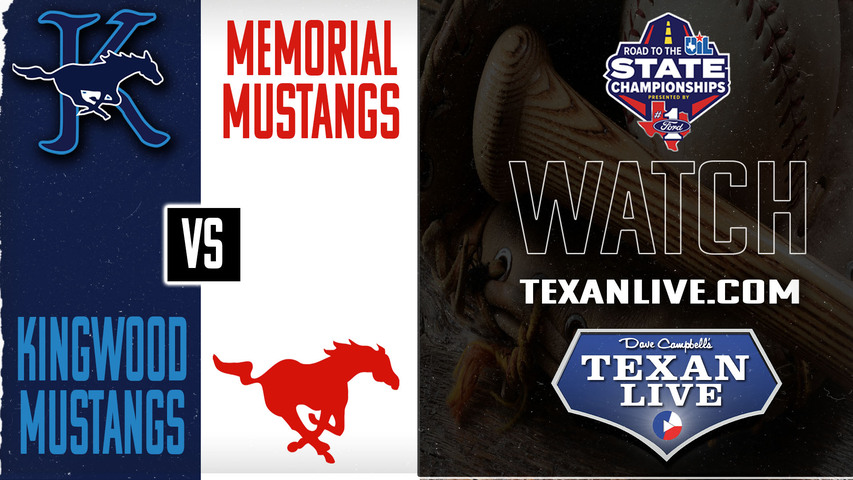 Kingwood vs Spring Branch Memorial - 7pm - 5/15/2025 - Baseball - Regional Semi-finals - Playoffs - Game One - Live from Cy-Fair High School