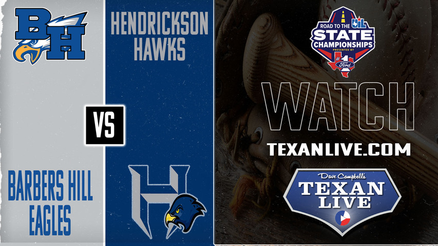 Barbers Hill vs Hendrickson - 6pm - 5/15/2025 - Baseball - Regional Semi-finals - Playoffs - Game One - Live from Langham Creek High School