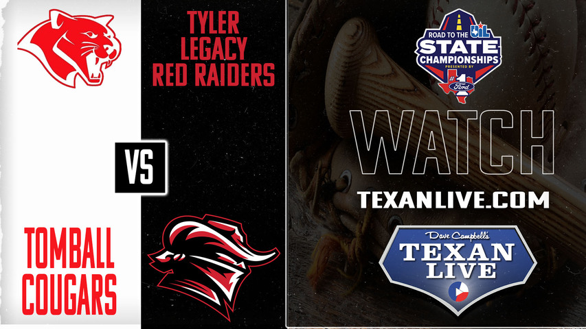 Tomball vs Tyler Legacy - 5pm - 5/14/2025 - Baseball - Regional Semi-finals - Playoffs - Game One - Live from Lufkin High School