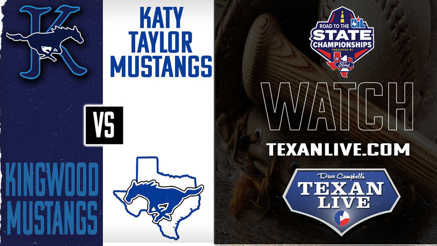 Kingwood vs Katy Taylor - 7pm - 5/22/2025 - Baseball - Regional Finals - Playoffs - Game One - Live from Rice University