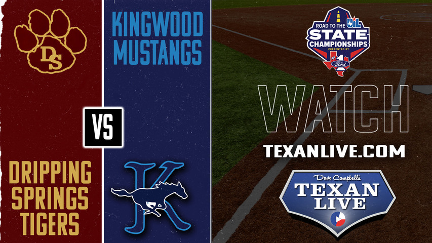 Dripping Springs vs Kingwood - 6:30pm - 5/21/2025 - Softball - State Semi-Final - Playoffs - Game One - Live from Caldwell High School
