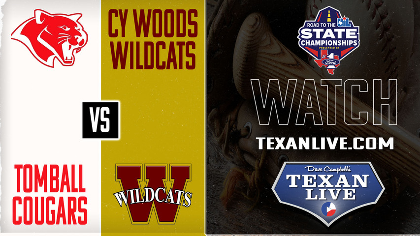 Tomball vs Cy Woods - 7pm - 5/22/2025 - Baseball - Regional Finals - Playoffs - Game One - Live from Cy Fair High School
