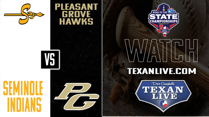 Seminole vs Pleasant Grove - 4pm - 5/29/2025 - Baseball - State Semi-Final - Playoffs - Game One - Live from Riders Field