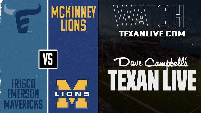 Frisco Emerson vs Mckinney – 7:00pm – 8/29/2025 – Football – Live from Mckinney ISD Stadium