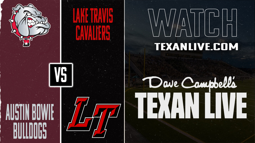 Austin Bowie vs Lake Travis 9th White – 6:00pm – 9/24/2025 – Football – Live from Track Stadium