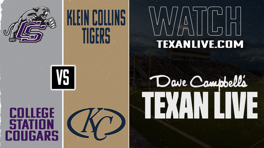 College Station vs Klein Collins - 7:00pm- 8/28/2025 - Football - Live from Klein Memorial Stadium